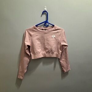 women’s best baby pink crop top L/XL